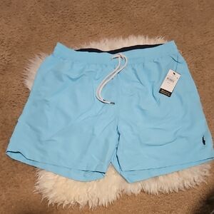Ralph Lauren Sky Blue Swim Trunks